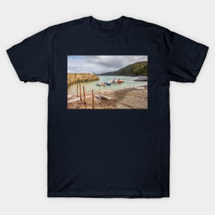 Clovelly Fishing Boats, North Devon, England T-Shirt